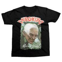 Krokus Band 1986 Alive And Screamin R Shirt Black Unisex S-5XL E1791 L
