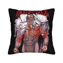 Thragg Invincibles Grand Regent Pillowcase Printed Polyester Cushion Cover Decorations Throw Pillow Case Cover Home Square 18 Peach skin 18*18(CM)-1Pcs