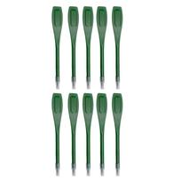 10 Pcs Golf Pencils 2B Golf Scoring Pencils Mini Pencils Plastic Marker Pens Recording Score Golf Pencils for Sport Game žalia