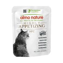 Almo Nature HFC Highly Appetizing žadinančios sardinės 50 g - konservai katėms | 8001154001976