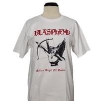 BLASPHEMY Fallen Angel Of Doom Black Metal XL T-Shirt White Mens Band Logo Unisex T-Shirt M