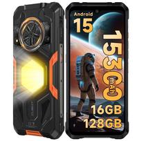 CUBOT Kingkong Power 5 Android 15-15300mAh,16GB+128GB/TF 1TB,6.88''Display, 1200LM Camping Lights,136dB Speaker, 64MP Camera, G100/4G Dual SIM/NFC/GPS
