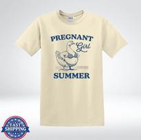 Pregnant Girl Summer Shirt Funny Goose Pregnancy Humor T-Shirt XXXL