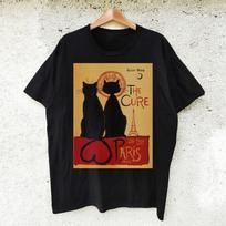 THE CURE Paryžiaus šou Unisex Juodi medvilniniai marškinėliai S  5XL Juodi medvilniniai marškinėliai L
