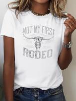 NOT MY FIRST RODEO women'S T-shirt with comfortable fit XXXL