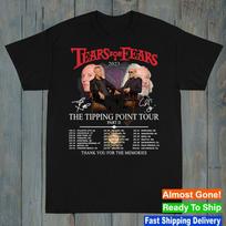 Tears for Fears Thank For Memories Black T-Shirt Cotton S-5XL S