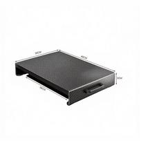 Thickened Carbon Steel Stove Top Cover for Gas and Electric Cooktops For Kitchen Countertop Protector Black 5CM 7CM 5CM