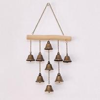 Metal Bells Iron Art Wind Chime Crisp Sound Door Bell Metal Wind Chime  Home Decoration Style A
