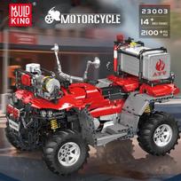 Mould King 23003 Technical Car Toys The RC ATV Firefighting Vehicle Building Block Assembly Motorcycle Brick Set Kids Gift