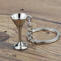 Metal 3D Creative Coffee Keychain Cute Pitcher Moka Pitcher Keyring Accessories Mini Coffee Handle Keyring Barista Gift