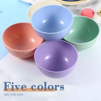 1pc Mini Plastic Baby Soup Bowl Food Grade High Temperature Resistant Complementary Food Bowl Anti-Drop Anti-Scald Children Bowl žalia