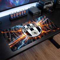 Juventus FC Printed Large Mouse Pad, Non Slip Soft Rubber Gaming Desk Mat for Office Laptop Computer Decor 30cmx60cm（11.8x23.6inch）