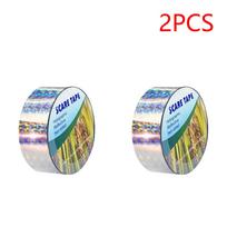 2.4cmx50m Bird Repellent Ribbon Reflective Bird Deterrents Easy-Install Bird Tape for Garden Farm Orchard Or Courtyard