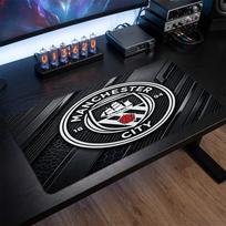 Manchester City Printed Large Mouse Pad, Non Slip Soft Rubber Gaming Desk Mat for Office Laptop Computer Decor 30cmx60cm（11.8x23.6inch）