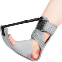Plantar Fasciitis Night Splint & Relief Brace With Adjustable Straps Support Achilles Tendonitis Heel Spur Pain Day Night Use pilka