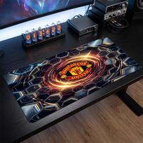 Manchester United Printed Large Mouse Pad, Non Slip Soft Rubber Gaming Desk Mat for Office Laptop Computer Decor 30cmx60cm（11.8x23.6inch）