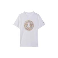 Jordan Flight T Shirts Men's White Crew Neck Moderate FN6007-100 L