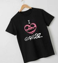 Gorillaz Band T-Shirt Bonesy I Love Gorillaz Men's 2026 TOUR S