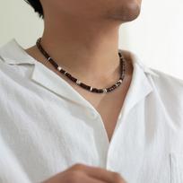 Small Wood Beads Short Choker Necklace for Men Trendy Beaded Chain Collar on the Neck 2026 Fashion Jewelry Accessories Male Gift ruda