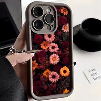 Vintage Rose Art Flowers Shockproof Soft Phone Case For iPhone 17 Air 16E 16 15 14 13 12 11 Pro Max X XR XS Max 7 8 Plus Cover iPhone XR