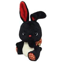 Boeki Original Plush Kuromame the Rabbit x D9 x Animal San-ei Toy (W12 H15cm) -