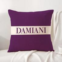 Italian Gorgeous D-Damiani Cushion Cover Natural Linen Pillow Cover Double-Sided Print Cushion Case For Sofa Home Decor Gift Peach skin 18*18(CM)-1Pcs