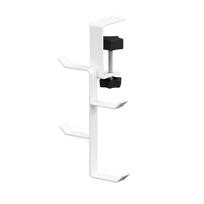Adjustable Hanging Bag Hook Punch-free Handbag Rack Holder Convenient Table Desk Hanger  Headset Style1 Black