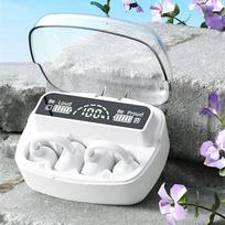 Ear Clip tipo Bluetooth ausinės Belaidės Bluetooth ausinės balta