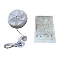 Portable Washing Machine Small Clothing Washer Washing Machine Automatic Washing Machine Suitable for Small Loads L white