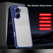Šarvuotas smūgiams atsparus telefono dėklas, skirtas Infinix Note 50 40 30 Pro Plus Hot 50 50i 40 40i, su kietu galiniu apsauginiu dangteliu Note 30 4G 5G mėlyna