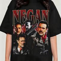 Mens The Walking Dead Tshirt Summer New Style Suitable for Both Men and Women Casual Tshirt as the picture14850 brown