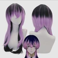 Anime Cosplay Perukas, Haitani Rindou Juodai Violetinės Spalvos Gradiento Ilgi Plaukai Aukštos Temperatūros Pluošto Sintetinis Plaukų Priedas juoda/violetinė