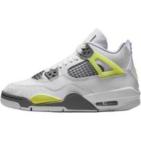 Jordan Air Jordan 4 Low top Children's Basketball Shoes White Unisex HJ5990-100 35.5