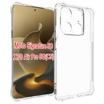 EUCAGR For Motorola Signature 5G Case Air Cushion Shockproof Airbag Silicone TPU Soft Back Cover Case for Moto Signature 2026 Moto Signature