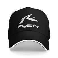Rusty Surfboards Baseball Cap Hip Hop Dean Sam Sandwich Caps for Men Women Adjustable Dad Hat Sport