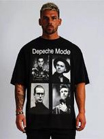 DEPECHE MODE ELECTRONIC BAND BLACK T SHIRTS XL