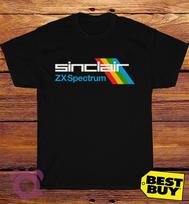 New Sinclair ZX Spectrum Logo Men's Funny T-Shirt Made In USA Size S to 5XL XL