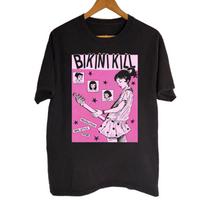 RETAS! Bikini Kill Juodi medvilniniai marškinėliai Visų dydžių S-5XL BS1764 L pink