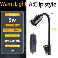 USB Akvariumo Lempa Apšvietimas Augalams Augimo Lempa Super Plona LED 3W Vandens Augalų Apšvietimas Atsparus Vandeniui Įsegamas Žibintas Žuvų Bakui