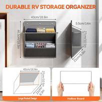 Wall Mounted Shoe Rack RV Shoe Organizer Space Saving Organizer Adhesive Holder for Laundry Bathroom Bedroom Entrance Dorm pilka spalva