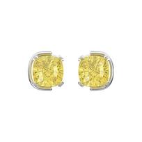 Swarovski pagalvėlės pjūvio Harmonia - Auskarai Stud Unisex Poros Stiliaus Geltoni 5616511 geltona