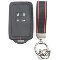 Key Fob Cover for Renault Duster Captur Arkana Kadjar Clio Megane Austral Laguna with Keychain Anti-Scratch Guard Shockproof Protection juoda