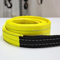 3T Flat Webbing Sling 3M Polyester Lifting Belt with Reinforced Loops Yellow Color Polypropylene&3 Ton&3 ton geltona
