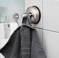 No Drilling Eco-Friendly Hongdec Suction Cup Wall Hook Stainless Steel Towel Robe Hook M
