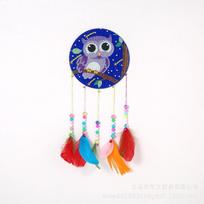 Diy Diamond Painting Wind Chimes, Home Decoration Painting Pendant Accessories, Christmas Masonry Painting (as the picture,FL5001)
