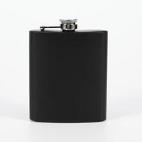 Stainless steel hip flask with spray painting, 6-8 ounces, portable small flat hip flask for outdoor use, portable wine bottle 6oz