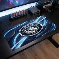 Manchester City Printed Large Mouse Pad, Non Slip Soft Rubber Gaming Desk Mat for Office Laptop Computer Decor 30cmx60cm（11.8x23.6inch）
