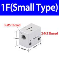 High-frequency micro solenoid valve 2-position 3-way vacuum pneumatic valve mini pneumatic valve with low power consumption (as the picture,Manifold)