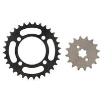 420 Pitch Chain Sprocket Kit Steel Motorcycle Sprocket Set Durable Drive Sprocket Kit  for Bikes Rear Sprocket Kit