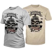 Army ranger Military Combat T-shirt Tops Tees Unisex Iraq Afghanistan War new cotton tee 2XL